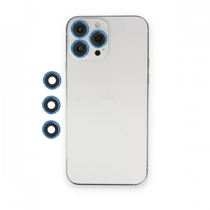 Apple iPhone 12 Pro Shine Kamera Lens - Mavi