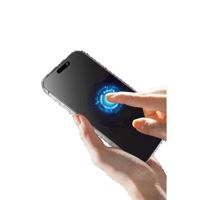 Apple iPhone 13 Pro Max Bilvis 5in1 5D Magic Hayalet Cam Ekran Koruyucu - Siyah