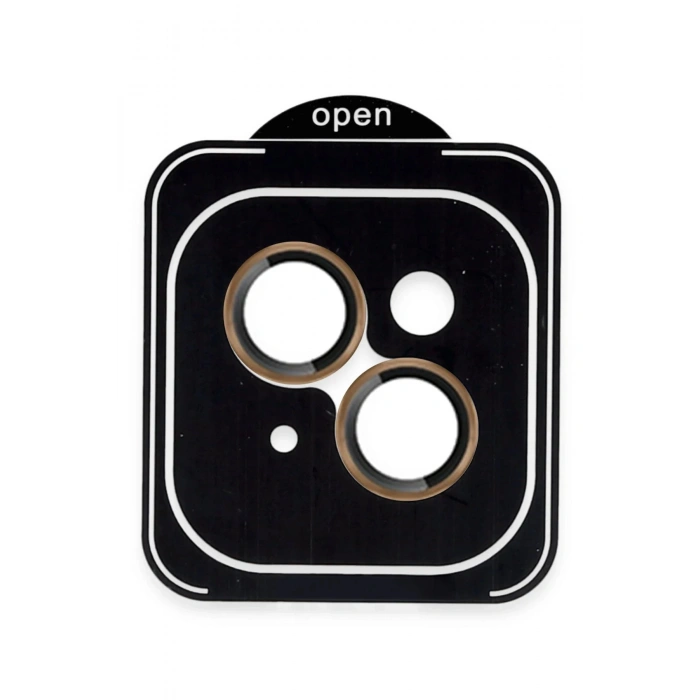 Apple iPhone 13 PVD Metal Kamera Lens - Gold