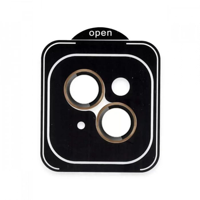 Apple iPhone 13 PVD Metal Kamera Lens - Gold