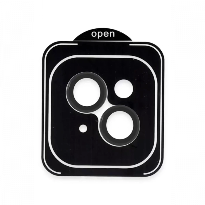 Apple iPhone 13 PVD Metal Kamera Lens - Siyah