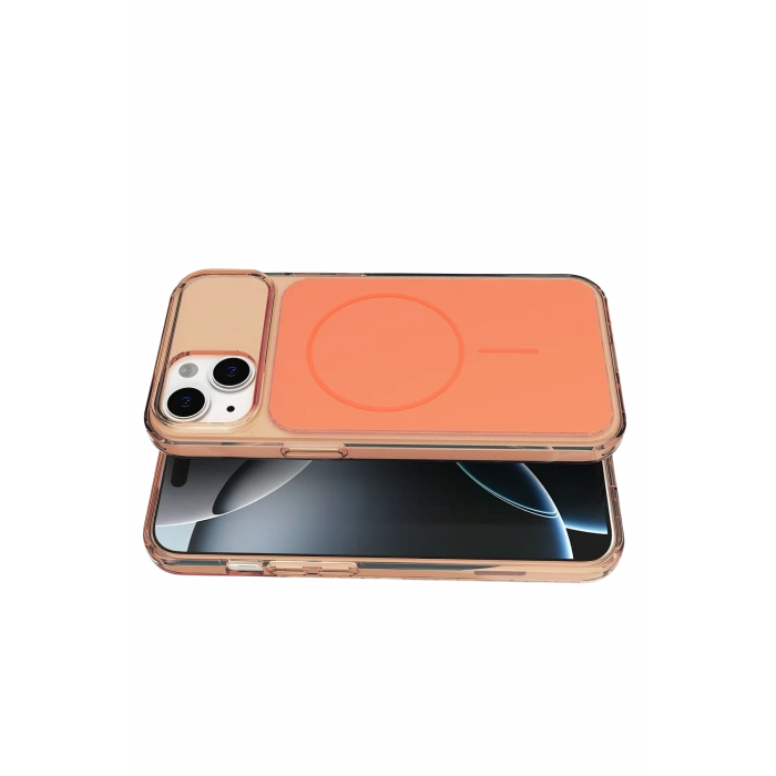 Apple iPhone 14 Bruma Magsafe Kapak - Turuncu