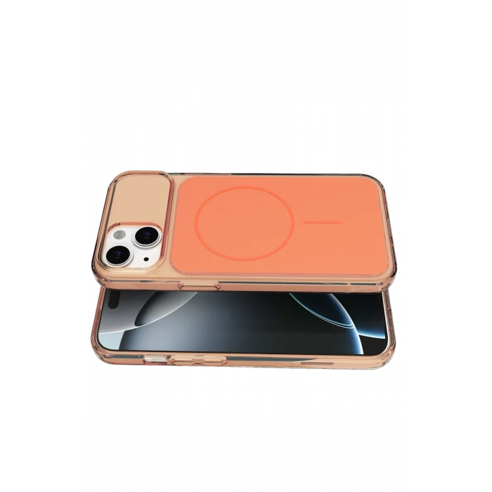 Apple iPhone 14 Bruma Magsafe Kapak - Turuncu