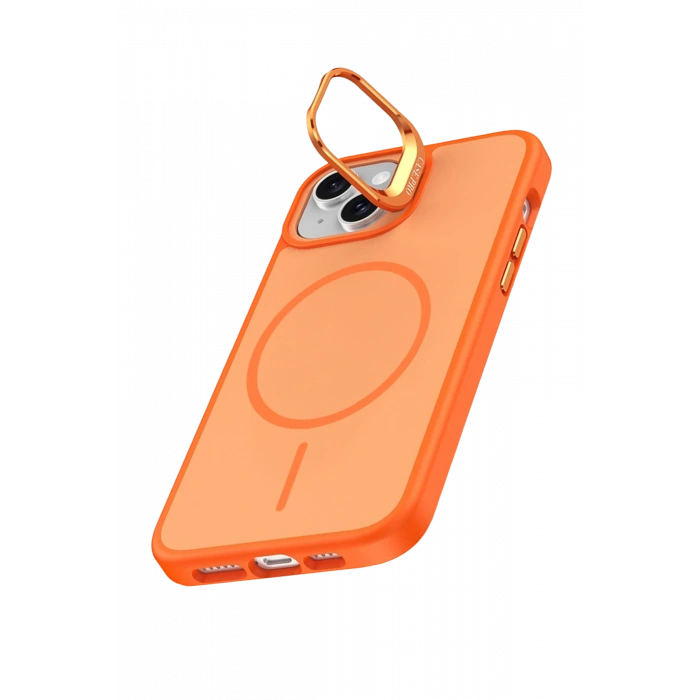 Apple iPhone 14 Flexa Magsafe Kapak - Turuncu