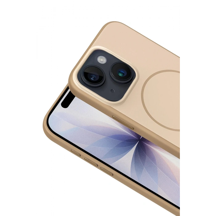 Apple iPhone 14 Neva Magsafe Kapak - Gold