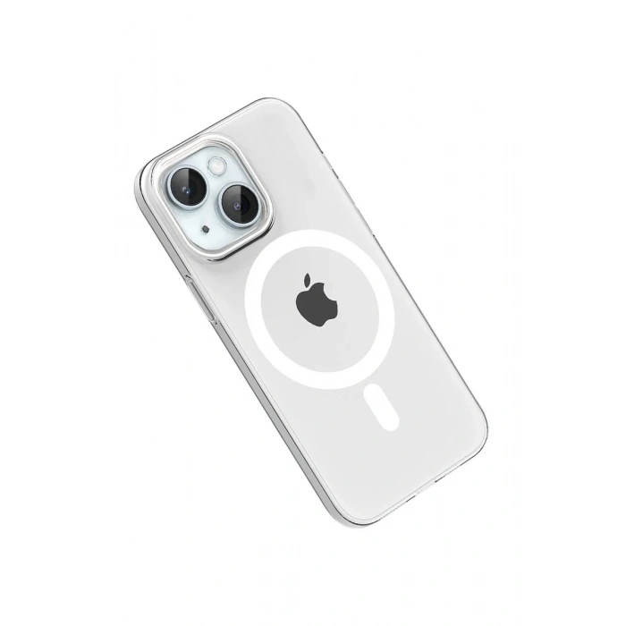 Apple iPhone 14 PC Blank Magsafe Kapak - Şeffaf
