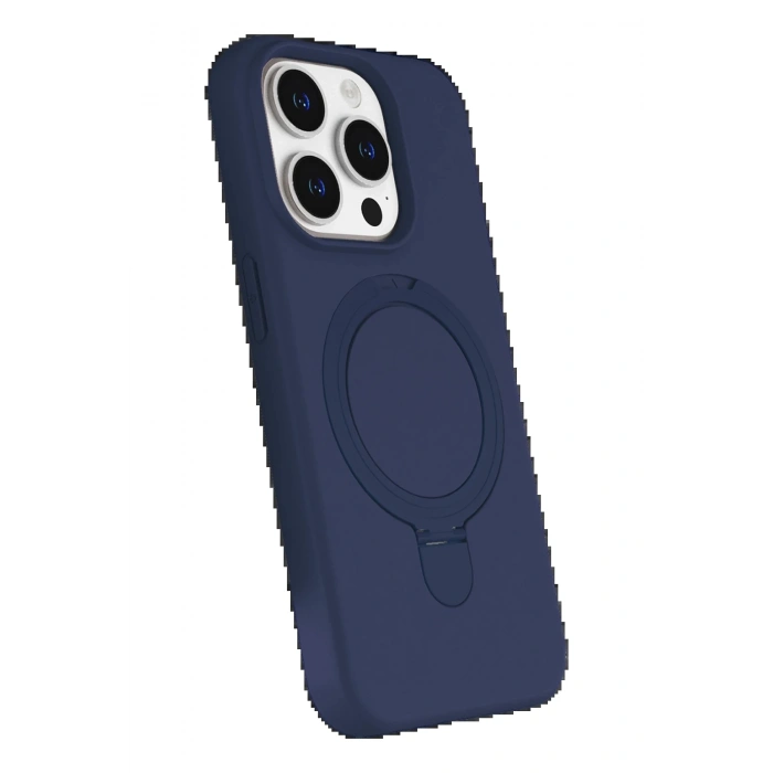 Apple iPhone 14 Pro Max Regal Magsafe Standlı Kapak - Lacivert