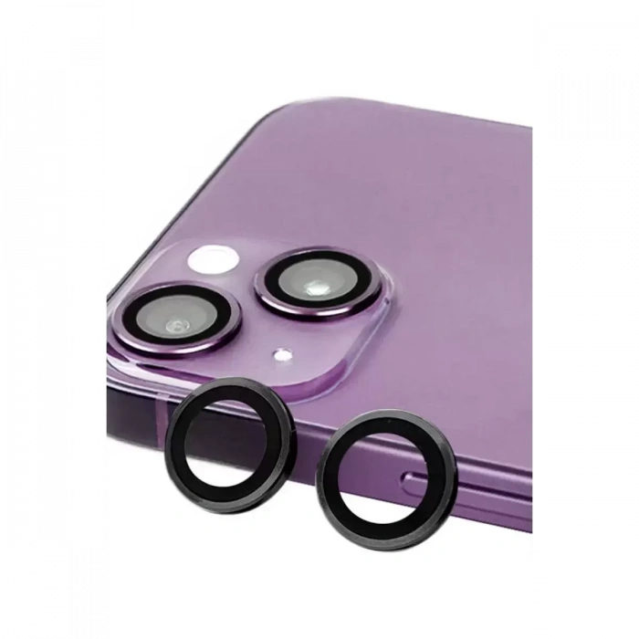 Apple iPhone 14 Raze Metal Kamera Lens - Siyah