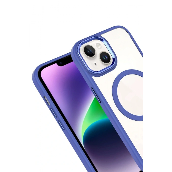 Apple iPhone 14 Terea Magsafe Kapak - Mavi