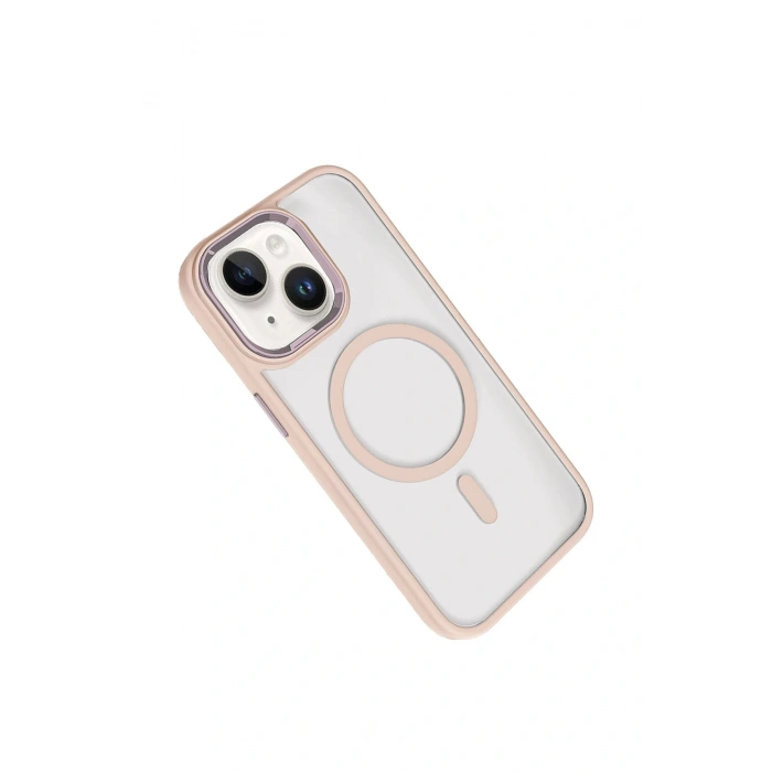 Apple iPhone 14 Terea Magsafe Kapak - Pembe