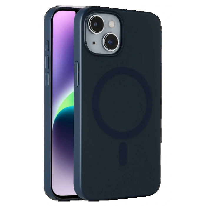 Apple iPhone 14 Tuna PC Slim Magsafe Kapak - Lacivert