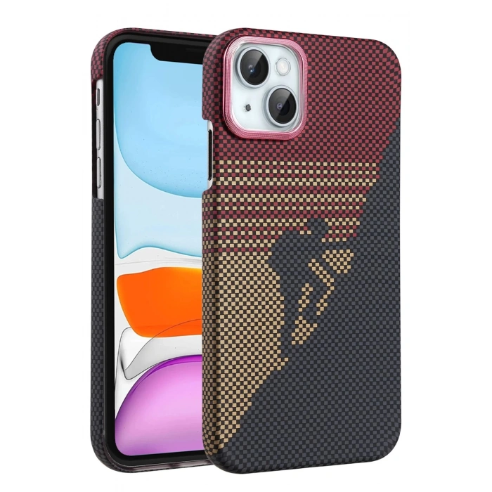 Apple iPhone 14 Vega Magsafe Kapak - Kırmızı