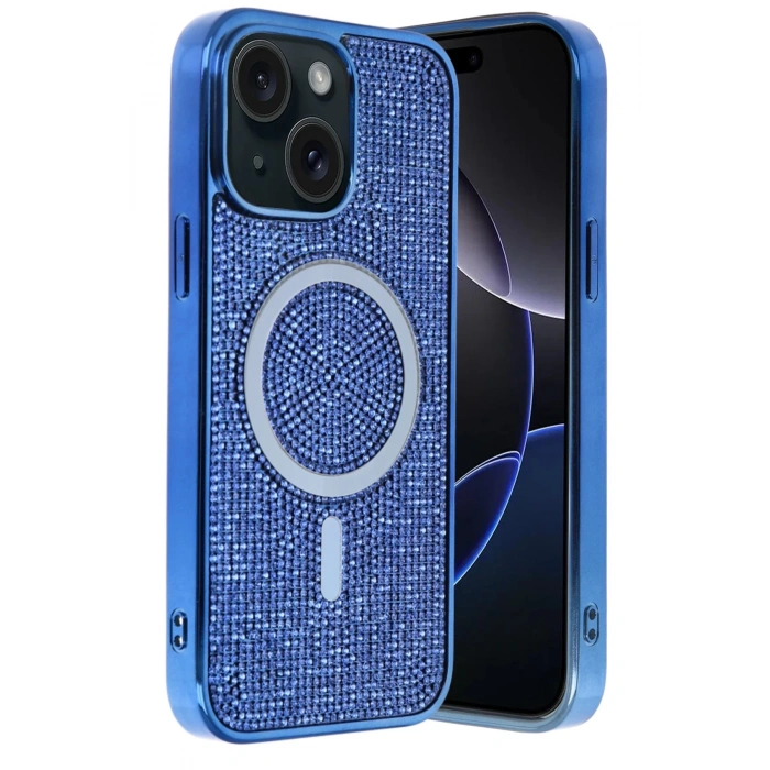 Apple iPhone 15 Helen Magsafe Kapak - Lacivert