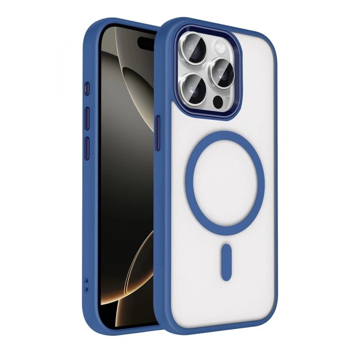 Apple iPhone 15 Pro Max Terea Magsafe Kapak - Lacivert