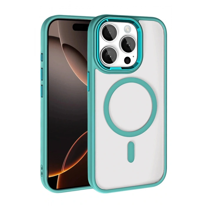 Apple iPhone 15 Pro Max Terea Magsafe Kapak - Yeşil