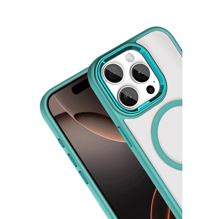 Apple iPhone 15 Pro Max Terea Magsafe Kapak - Yeşil