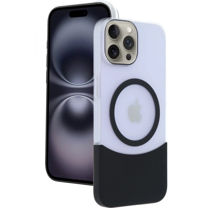 Apple iPhone 15 Pro Max Velar Magsafe Kapak - Siyah