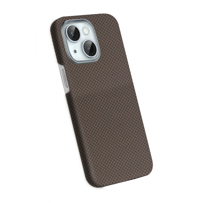 Apple iPhone 15 Volt Magsafe Kapak - Kahverengi