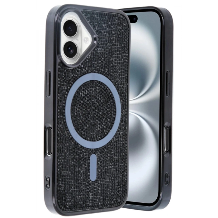 Apple iPhone 16 Helen Magsafe Kapak - Siyah