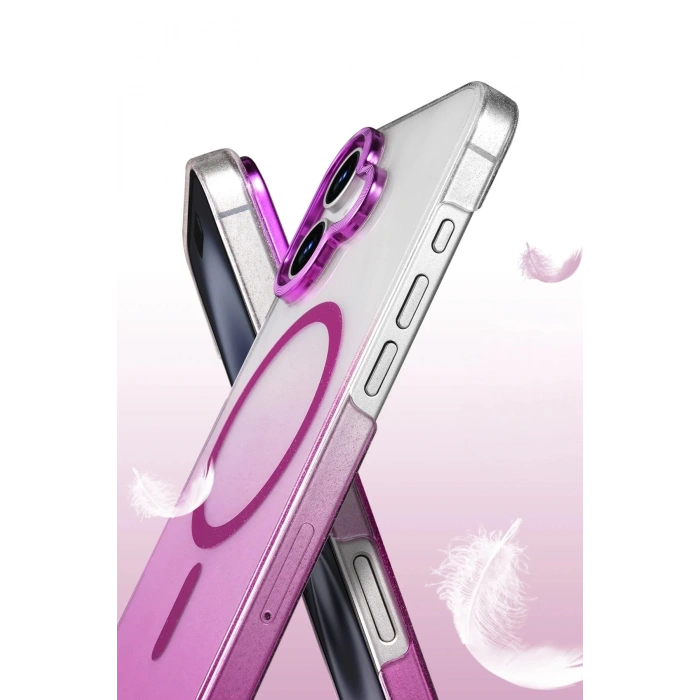 Apple iPhone 16 Plus Glossy Magsafe Kapak - Siyah