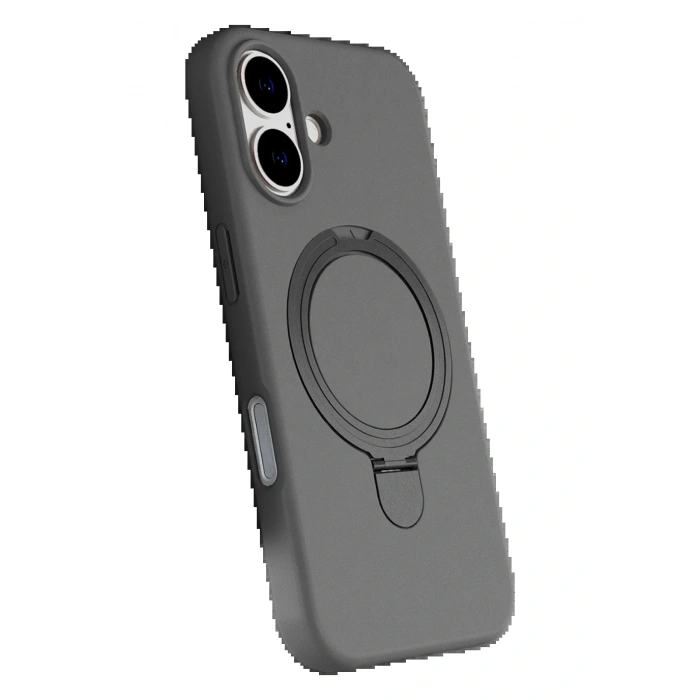 Apple iPhone 16 Plus Regal Magsafe Standlı Kapak - Titan Gri