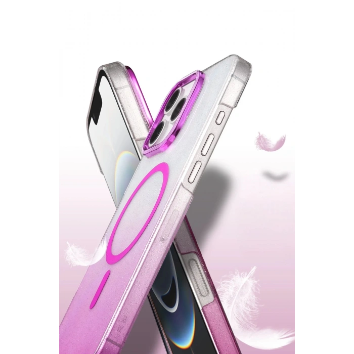 Apple iPhone 16 Pro Glossy Magsafe Kapak - Siyah