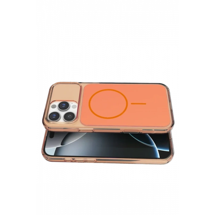 Apple iPhone 16 Pro Max Bruma Magsafe Kapak - Turuncu