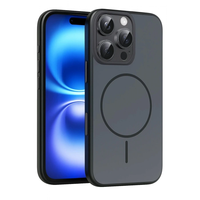 Apple iPhone 16 Pro Max Neva Magsafe Kapak - Siyah