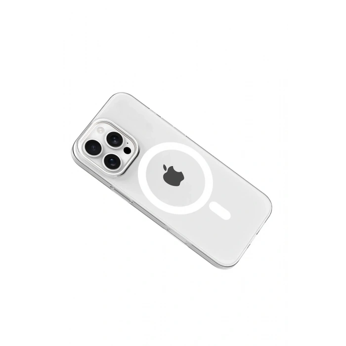 Apple iPhone 16 Pro Max PC Blank Magsafe Kapak - Şeffaf