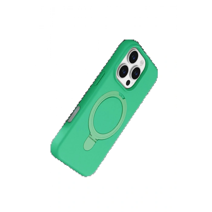 Apple iPhone 16 Pro Max Regal Magsafe Standlı Kapak - Yeşil
