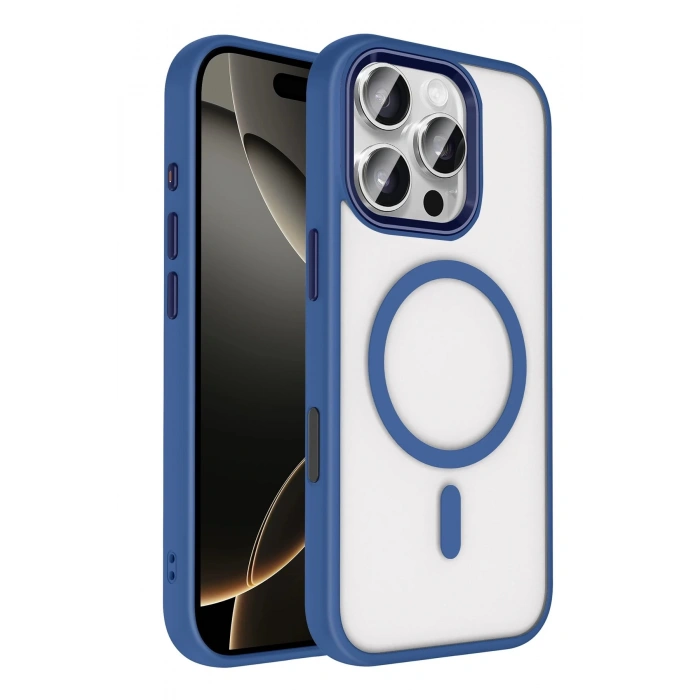 Apple iPhone 16 Pro Max Terea Magsafe Kapak - Lacivert