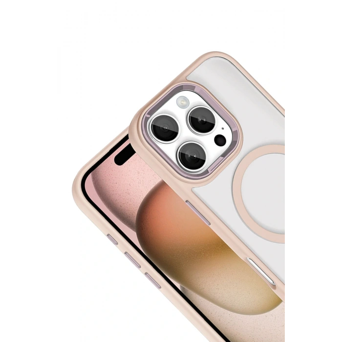 Apple iPhone 16 Pro Max Terea Magsafe Kapak - Pembe