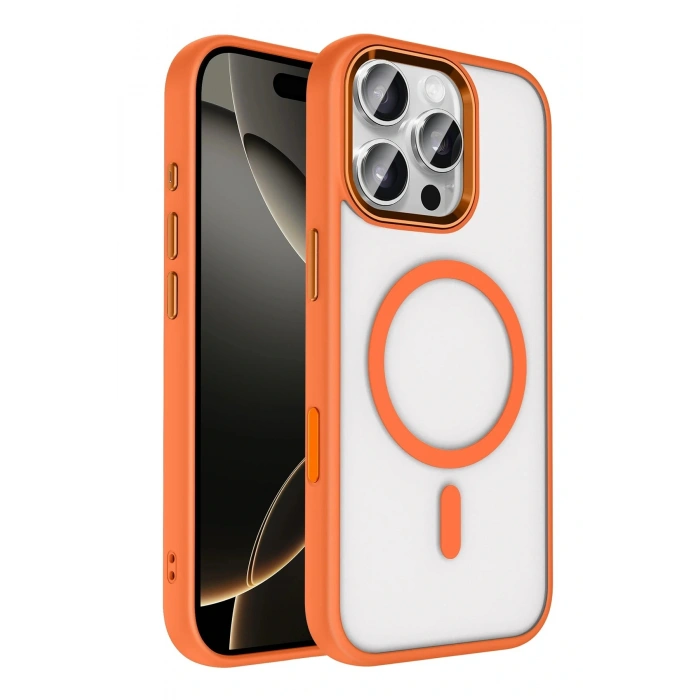 Apple iPhone 16 Pro Max Terea Magsafe Kapak - Turuncu