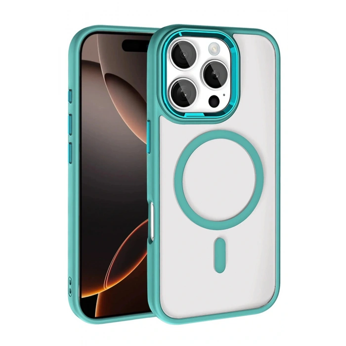 Apple iPhone 16 Pro Max Terea Magsafe Kapak - Yeşil