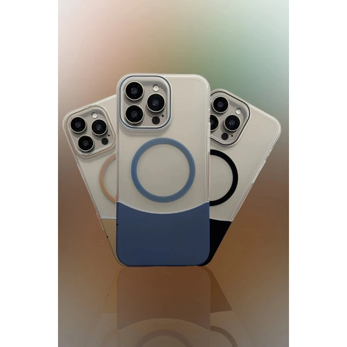 Apple iPhone 16 Pro Max Velar Magsafe Kapak - Lacivert