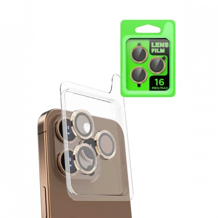 Apple iPhone 16 Pro Raze Metal Kamera Lens - Desert