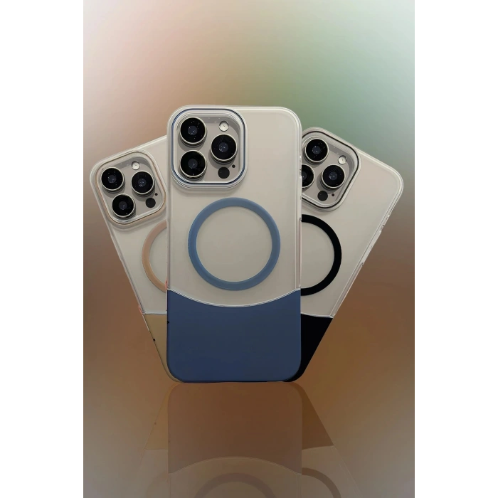 Apple iPhone 16 Pro Velar Magsafe Kapak - Lacivert