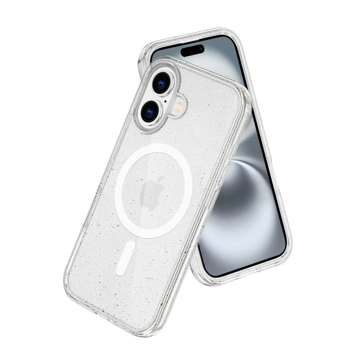 Apple iPhone 16 Star Magsafe Kapak - Şeffaf