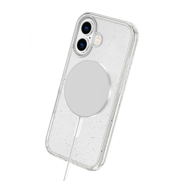 Apple iPhone 16 Star Magsafe Kapak - Şeffaf