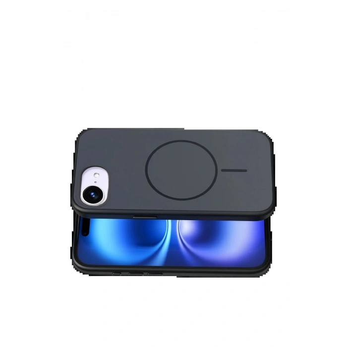 Apple iPhone 16E Neva Magsafe Kapak - Siyah