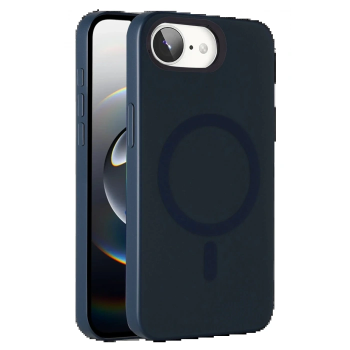 Apple iPhone 16E Tuna PC Slim Magsafe Kapak - Lacivert