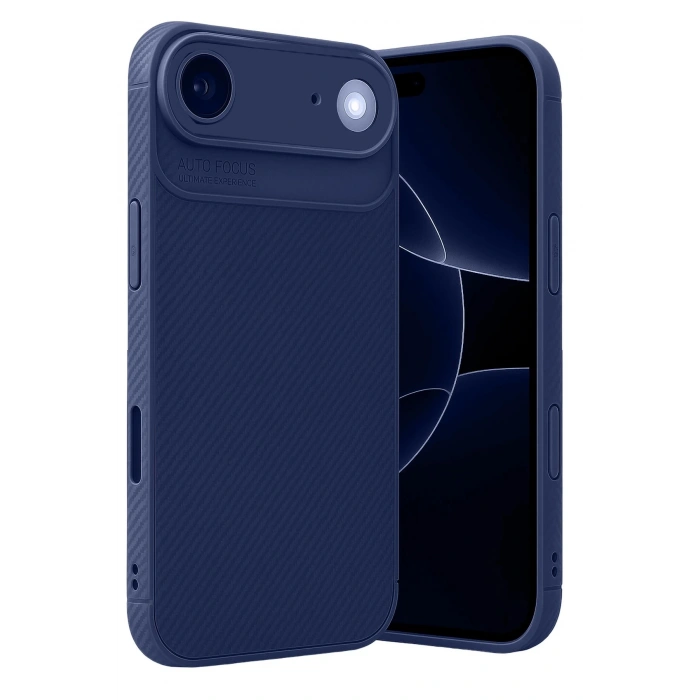Apple iPhone 17 Air Auto Focus Karbon Kapak - Lacivert