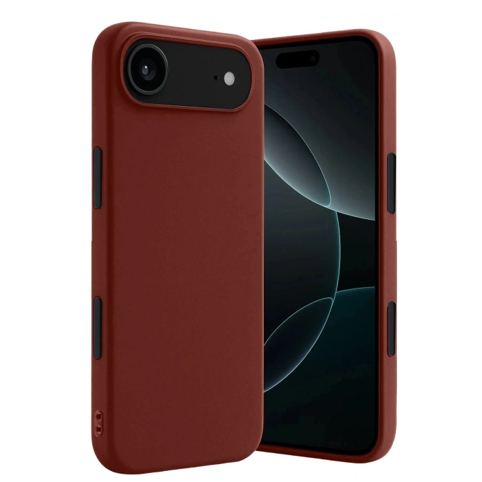 Apple iPhone 17 Air First Silikon - Bordo