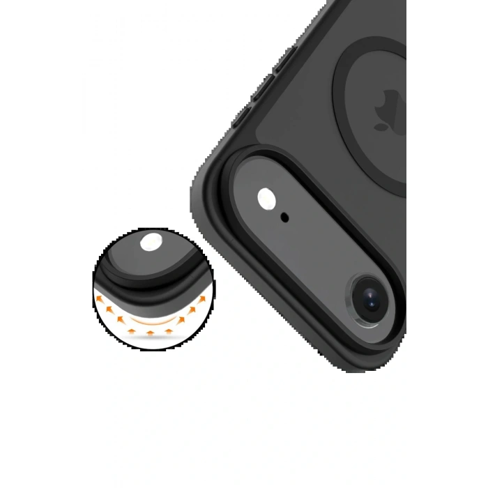 Apple iPhone 17 Air Jota Magsafe Kapak - Siyah