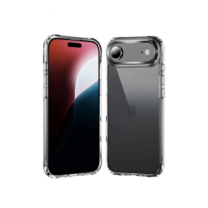 Apple iPhone 17 Air Lüx Şeffaf Silikon - Şeffaf