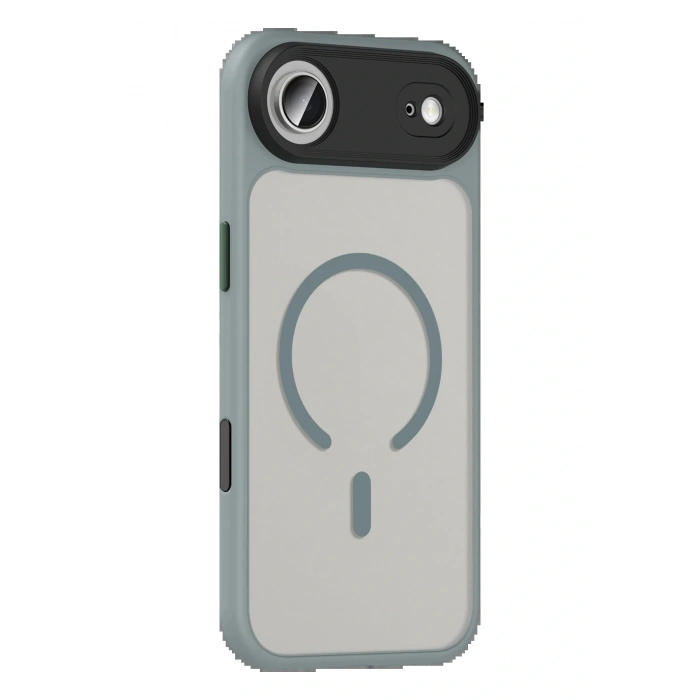 Apple iPhone 17 Air Megane Magsafe Kapak - Titan Gri