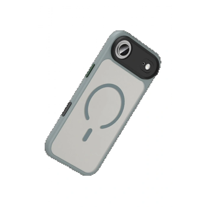 Apple iPhone 17 Air Megane Magsafe Kapak - Titan Gri