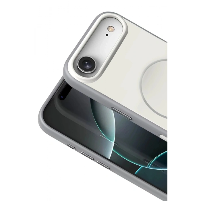 Apple iPhone 17 Air Neva Magsafe Kapak - Gri