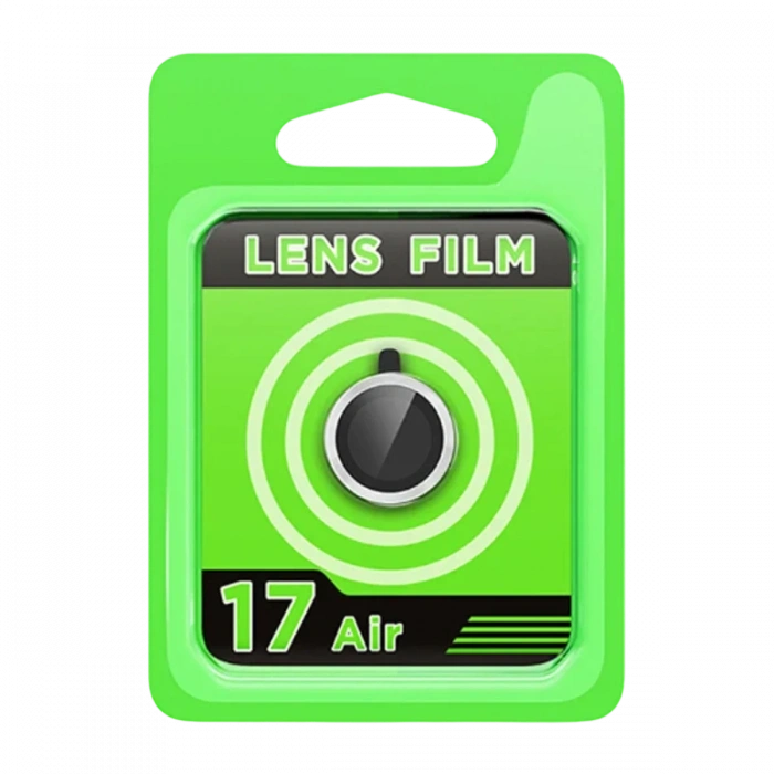 Apple iPhone 17 Air Raze Metal Kamera Lens - Gümüş