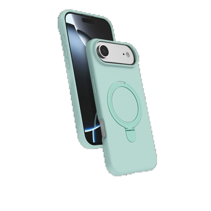 Apple iPhone 17 Air Regal Magsafe Standlı Kapak - Su Yeşili